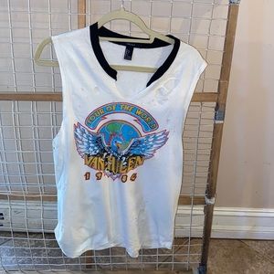 Forever 21, Van Halen, Muscle Tee, Womens L